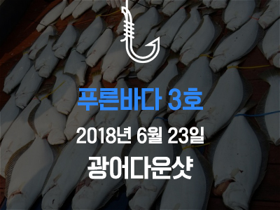 [푸른바다3호] 6월 23일 조황소식입니다!