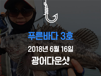 [푸른바다3호] 6월 16일 조황소식입니다!