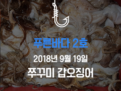 [푸른바다2호] 쭈꾸미 갑오징어