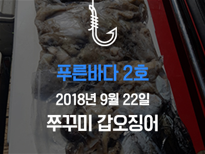 [푸른바다2호] 쭈꾸미 갑오징어