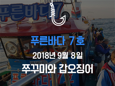 [푸른바다7호] 쭈꾸미와 갑오징어