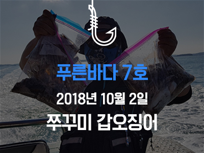 [푸른바다7호] 쭈꾸미 갑오징어