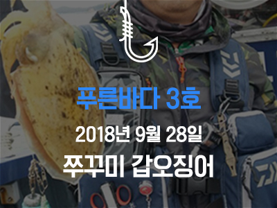 [푸른바다3호] 쭈꾸미 갑오징어