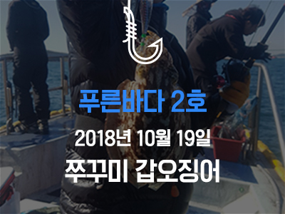 [푸른바다2호] 쭈꾸미 갑오징어