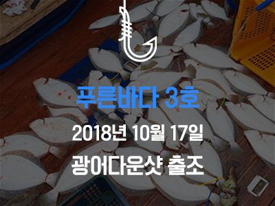 [푸른바다3호] 광어 다운샷