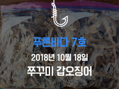 [푸른바다7호] 쭈꾸미 갑오징어