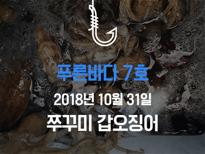 [푸른바다7호] 쭈꾸미 갑오징어
