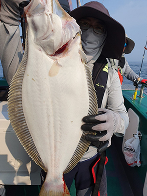 [푸른바다7호] 8월 4일 광어 다운샷~