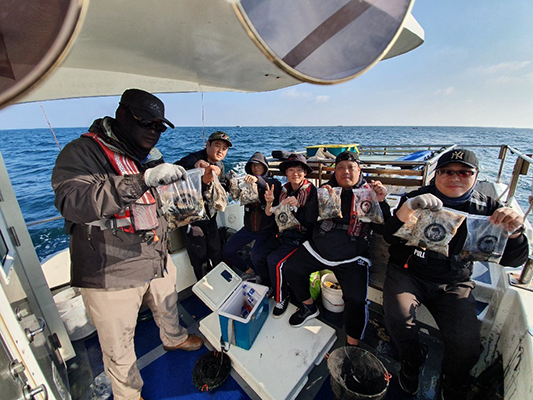 [푸른바다1호]10월19일 쭈꾸미 갑오징어 조황