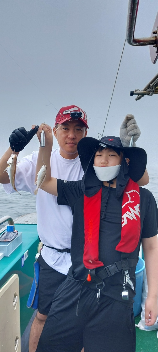 2023년7월8일 은갈매기호 백조기 출조 조황입니다.